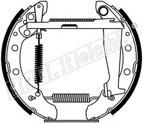 fri.tech. 16169 Brake Shoe Set